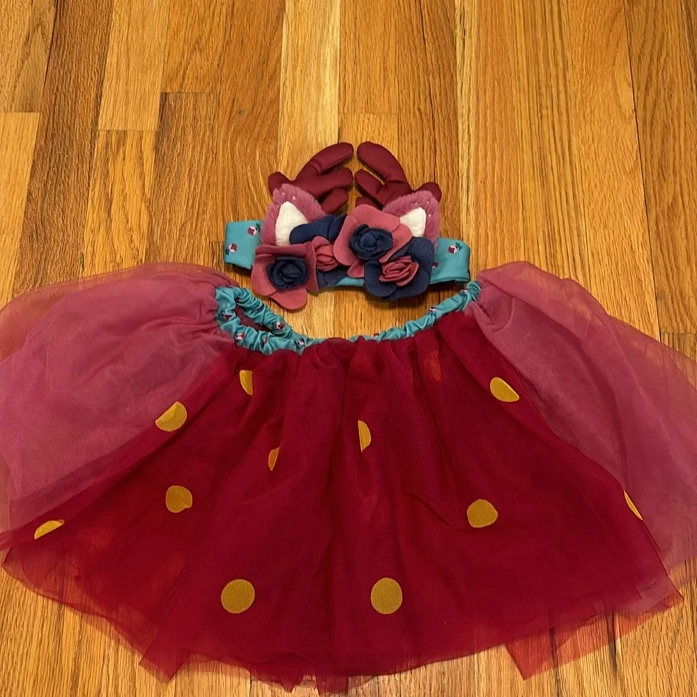Matilda Jane Teal, Pink & Yellow Tulle Stripe Kids Costume